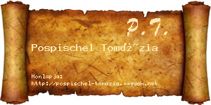 Pospischel Tomázia névjegykártya